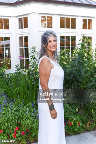 Joan Hornig attends Hamptons Event to Celebrate FIT at The Hornig Residence on July 21, 2017 in Water Mill, New York.