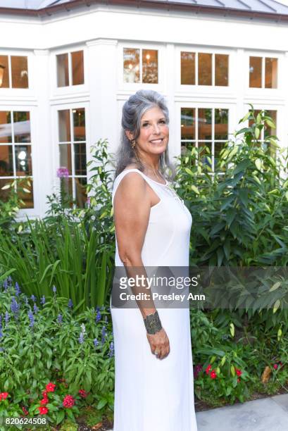 Joan Hornig attends Hamptons Event to Celebrate FIT at The Hornig Residence on July 21, 2017 in Water Mill, New York.
