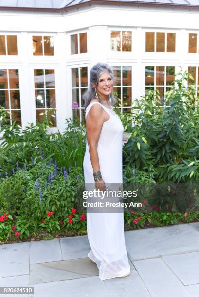 Joan Hornig attends Hamptons Event to Celebrate FIT at The Hornig Residence on July 21, 2017 in Water Mill, New York.