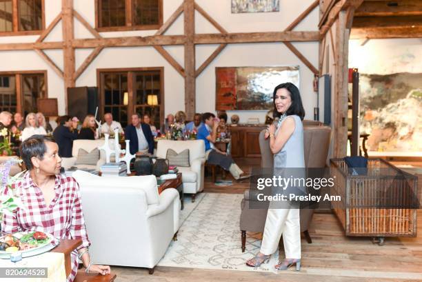 Dr. Joyce Brown attends Hamptons Event to Celebrate FIT at The Hornig Residence on July 21, 2017 in Water Mill, New York.