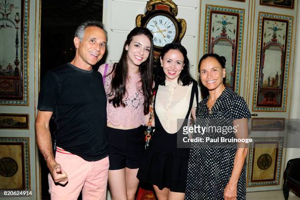 Gary Brandt, April Giangeruso, Skylar Brandt and Barbara Brandt attend Youth America Grand Prix Jewels 50th Anniversary Celebration at Home of Susan...