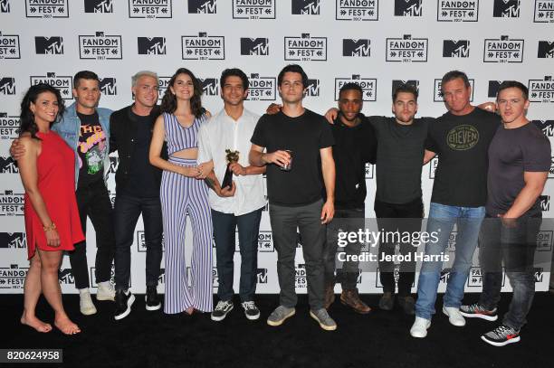 Actors Melissa Ponzio, Charlie Carver, Colton Haynes, Shelley Hennig, Tyler Posey, Dylan O'Brien, Khylin Rhambo, Dylan Sprayberry, Linden Ashby and...