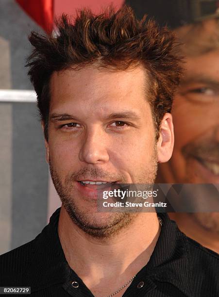 Dane Cook arrives at theWorld Premiere of "Swing Vote" at the El Capitan Theatre on July 24, 2008 in Hollywood, California.