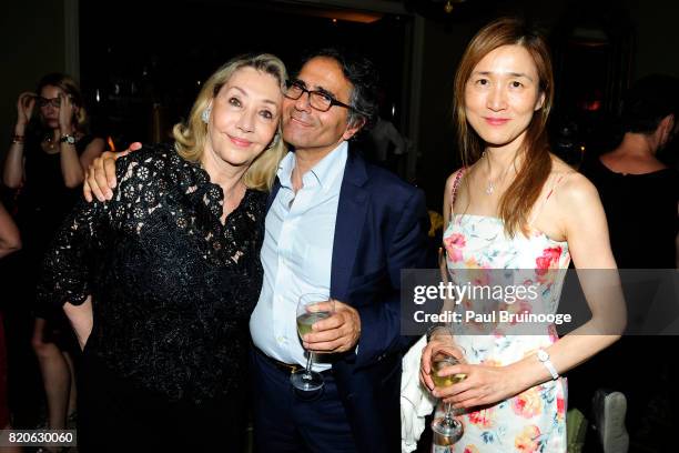 Susan Gutfreund, Benny Tabatabia and Xiaoshan Ren attend Youth America Grand Prix Jewels 50th Anniversary Celebration at Home of Susan Gutfreund on...