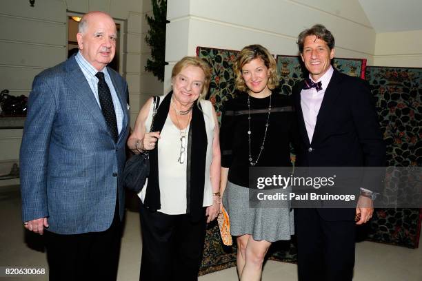 John Brewer, Lillian Kramer, Marnie Sadlowsky and Mark Lingle attend Youth America Grand Prix Jewels 50th Anniversary Celebration at Home of Susan...