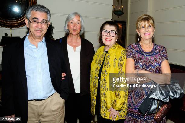 Allen London, Maggie Brush, Lucille Corrier and Margot London attend Youth America Grand Prix Jewels 50th Anniversary Celebration at Home of Susan...