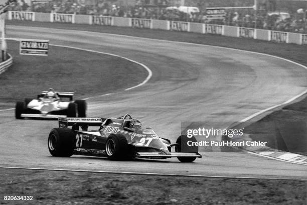 Gilles Villeneuve, Didier Pironi, Ferrari 126CK, Grand Prix of San Marino, Imola, 03 May 1981.