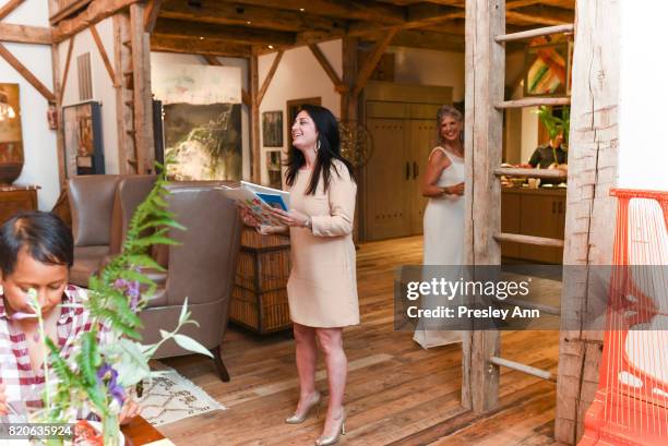 Jennifer LoTurco and Joan Hornig attend Hamptons Event to Celebrate FIT at The Hornig Residence on July 21, 2017 in Water Mill, New York.