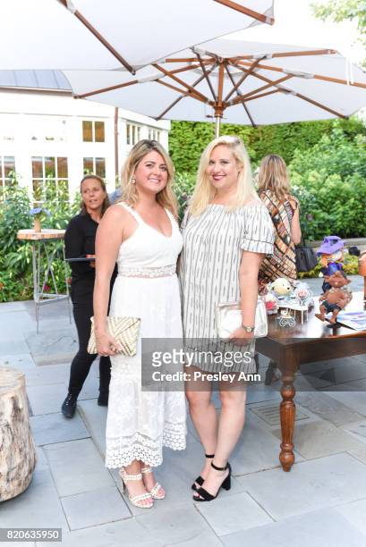 Christine Prydatko and Jessica Mackin attend Hamptons Event to Celebrate FIT at The Hornig Residence on July 21, 2017 in Water Mill, New York.