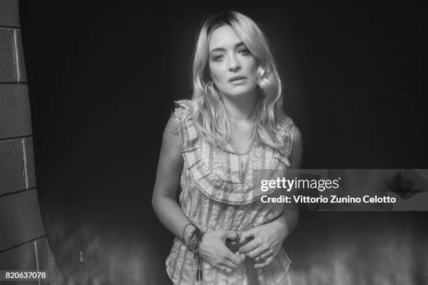 Carolina Crescentini poses for a portrait session during Giffoni Film Festival on July 20, 2017 in Giffoni Valle Piana, Italy.