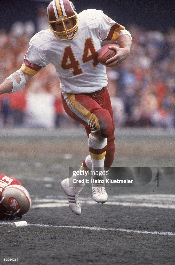 44 Redskins John Riggins Washington Redskins John Riggins in action, rushing vs San Francisco ...