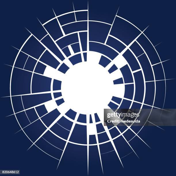 futuristic background - bullet hole stock illustrations