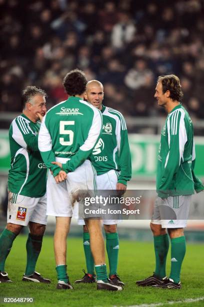 Zinedine ZIDANE / Christophe DUGARRY / Laurent BLANC / Didier DESCHAMPS - - Varietes CLub de France / Selection Geodis - Stade de la Licorne - Amiens,