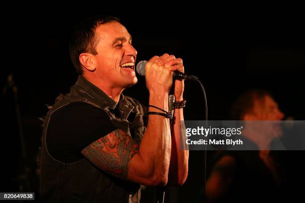 Shannon Noll performs on stage at The Ettamogah Hotel on July 22, 2017 in Sydney, Australia.