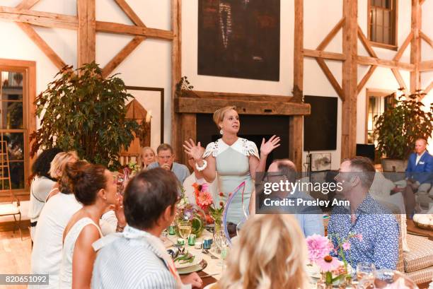 Guests attend Hamptons Event to Celebrate FIT at The Hornig Residence on July 21, 2017 in Water Mill, New York.