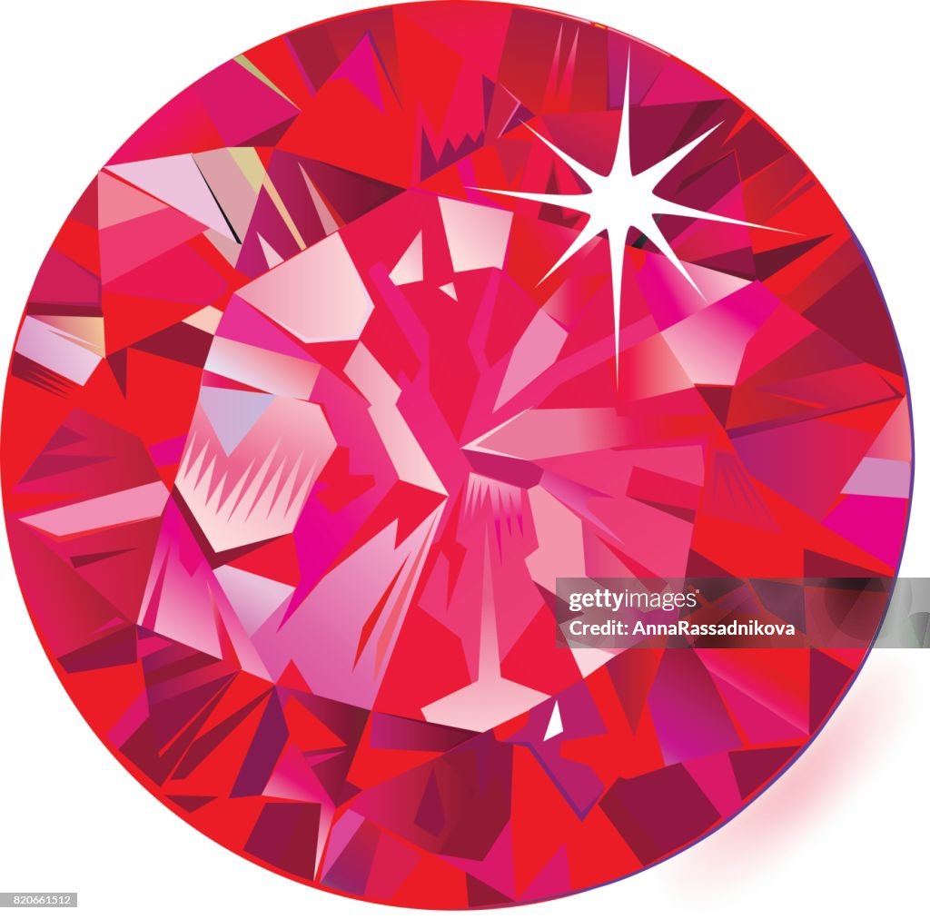 Ruby Vector Hd Ruby Top View High-Res Vector Graphic - Getty Images