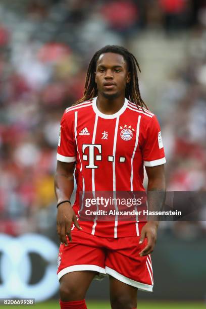 Renato Sanches of Muenchen looks on during the International Champions Cup Shenzen 2017 match between Bayern Muenchen and AC Milan at on July 22,...