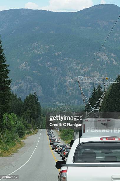 General view during day one of the 2008 Pemberton Music Festival on July 25, 2008 in Pemberton, British Columbia, Canada.