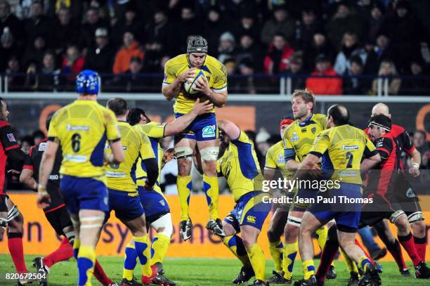 Jamie CUDMORE - - Clermont / Toulon - 17 eme journee de Top 14 - Stade MArcel Michelin - Clermont Ferrand,