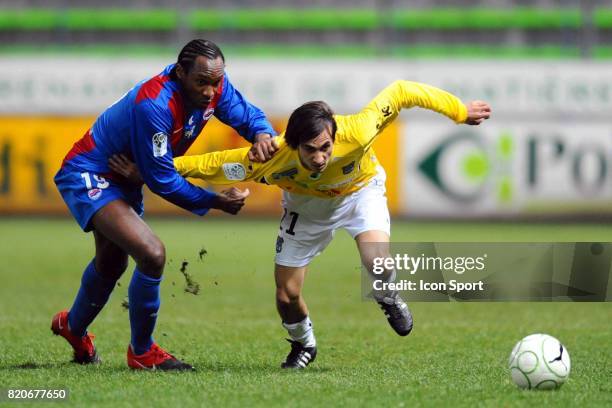 Jeremy SORBON / Fethi HAREK - - Caen / Bastia - 20eme journee de Ligue2 ,