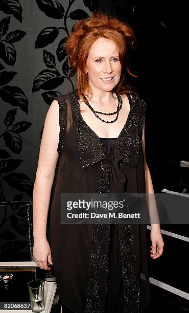 Catherine Tate attends the after party following the press night of 'Under The Blue Sky', at Studio Valbonne on July 25, 2008 in London, England.