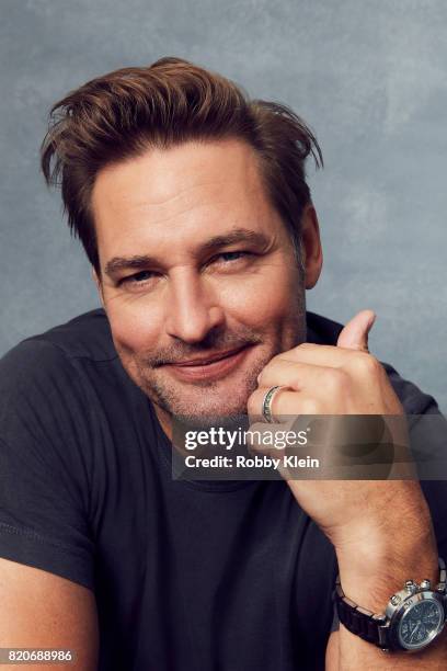 Actor Josh Holloway of USA Network's 'Colony' poses for a portrait during Comic-Con 2017 at Hard Rock Hotel San Diego on July 20, 2017 in San Diego,...