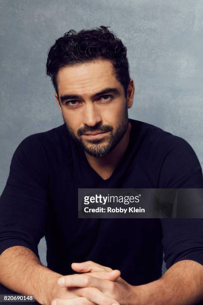 Actor Alfonso Herrera of Fox's 'The Exorcist' poses for a portrait during Comic-Con 2017 at Hard Rock Hotel San Diego on July 20, 2017 in San Diego,...