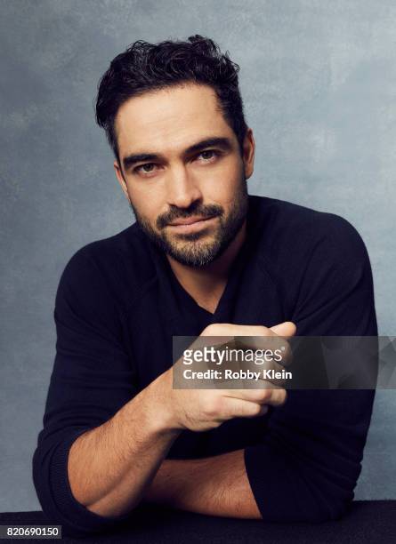 Actor Alfonso Herrera of Fox's 'The Exorcist' poses for a portrait during Comic-Con 2017 at Hard Rock Hotel San Diego on July 20, 2017 in San Diego,...