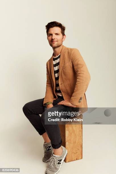 Actor Adam Scott of Fox's 'Ghosted' poses for a portrait during Comic-Con 2017 at Hard Rock Hotel San Diego on July 20, 2017 in San Diego, California.