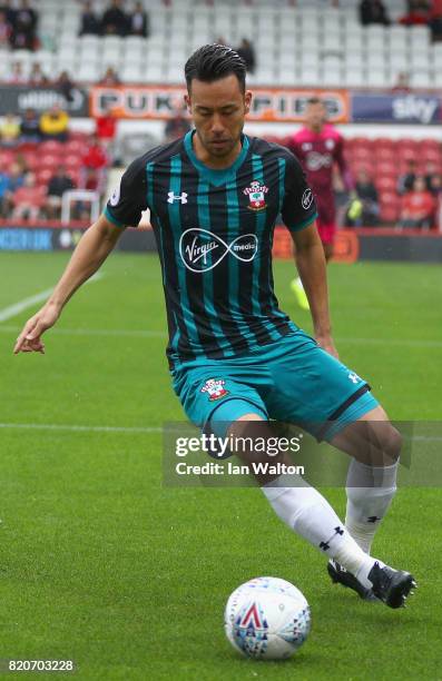 Maya Yoshida of Southampton during the Pre Season Friendly match between Brentford and Southampton at Griffin Park on July 22, 2017 in Brentford,...