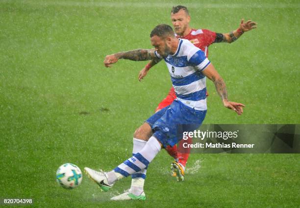 Joel Lynch of the Queens Park Rangers during the game between Union Berlin and the Queens Park Rangers on july 22, 2017 in Berlin, Germany.