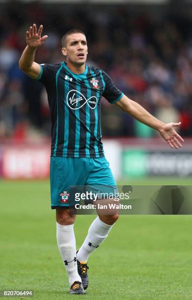 Alfie Jones of Southampton during the Pre Season Friendly match between Brentford and Southampton at Griffin Park on July 22, 2017 in Brentford,...
