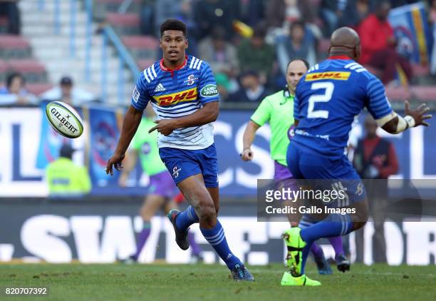 Damian Willemse of the Stormers during the Super Rugby Quarter final between DHL Stormers and Chiefs at DHL Newlands on July 22, 2017 in Cape Town,...