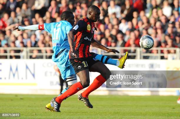 Mamadou NIANG / Bakary SOUMARE - - Boulogne / Marseille - 33eme journee de Ligue 1 - Stade de la Liberation - Boulogne,