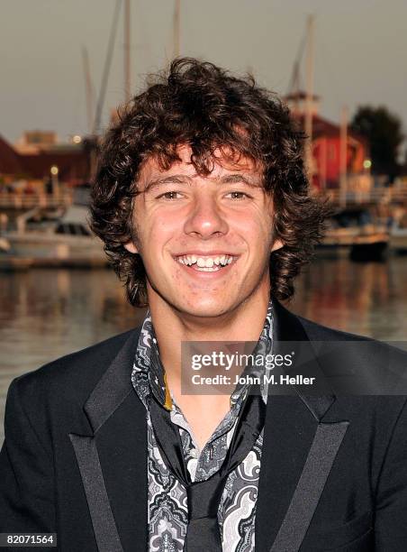 Actor Matthew Underwood attends Jillian Clare's 16th Birthday Party aboard the Harbor Breeze Yacht 'The Christopher' at Rainbow Harbor on July 25,...