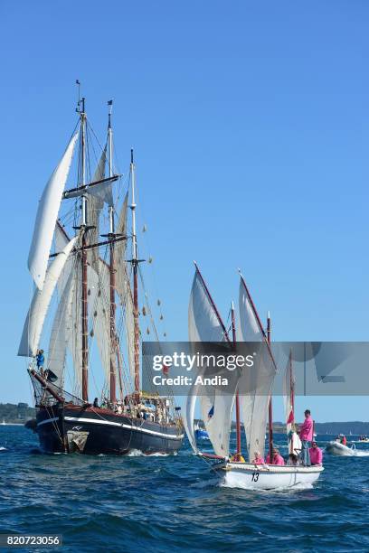 7th edition of the Brest International Maritime Festival, a festival hosting one of the largest gatherings of sailing ships in the world, in Brest...