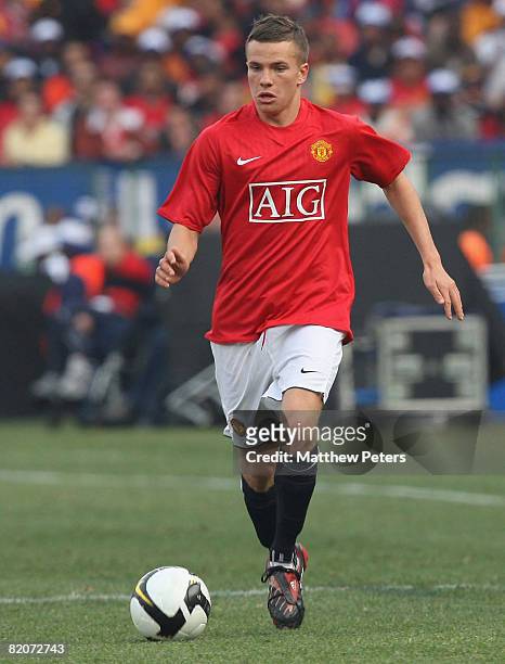 Tom Cleverley of Manchester United in action during the Vodacom Challenge pre-season friendly match between Kaizer Chiefs and Manchester United...