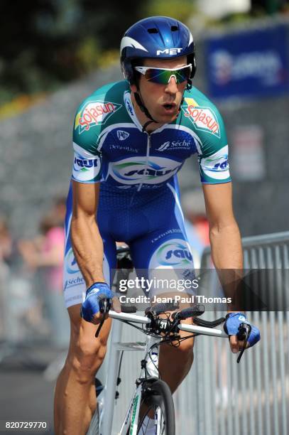 Laurent MANGEL - Saur Sojasun - - Prologue du Dauphine Libere 2010 - contre la montre 6 km a Evian,