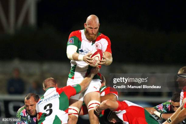 Erik Lund - - Biarritz / Stade Francais - 5e journee Top 14,