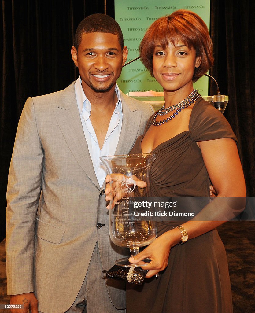 Usher Raymond IV Launches UCast Podcast series at Tiffany & Co. - Atlanta