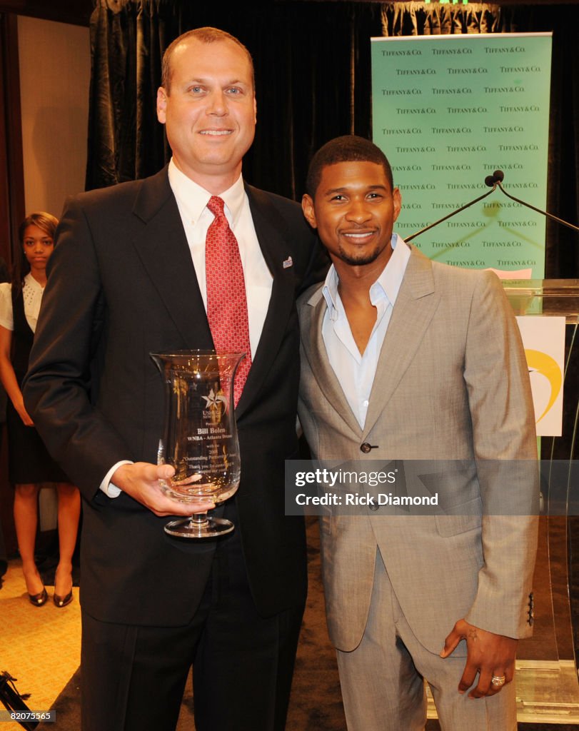 Usher Raymond IV Launches UCast Podcast series at Tiffany & Co. - Atlanta