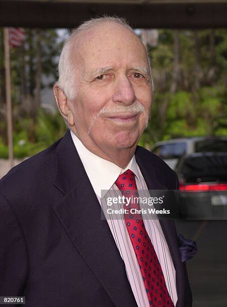 David Brown, producer of the Oscar-nominated motion picture "Chocalat," arrives at the Eighth Annual BAFTA/LA Tea Party March 24, 2001 at the St....