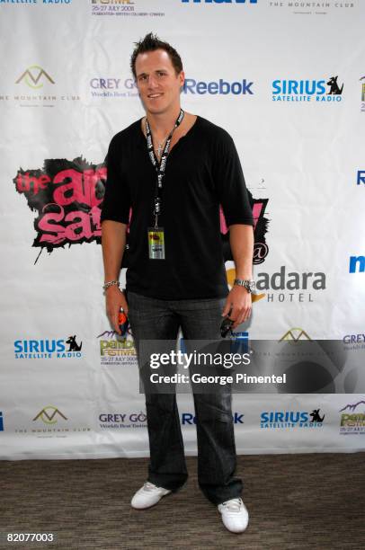 Calgary Flames' defenseman Dion Phaneuf visitis The Artist Sanctuary presented by Sirius Satellite Radio - Produced by Know Affiliation Day 1 at the...