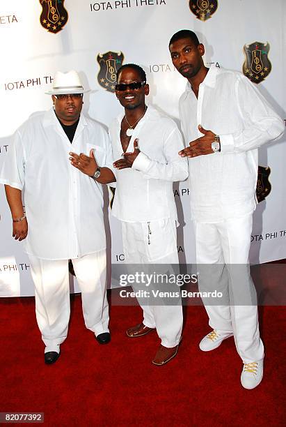 Desi Arnez Hines II attends the Iota Phi Theta Fraternity, Inc. "White Linen VIP Party" at Warner City Marriott on July 25, 2008 in Woodland Hills,...