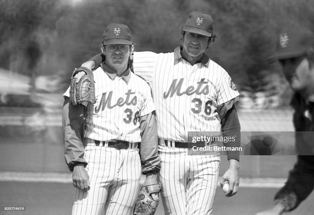 NY Mets' Pitchers Skip Lockwood and Jerry Koosman