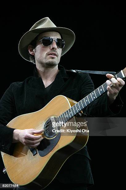 Jakob Dylan performs during the Fuji Rock Festival at Naeba Ski Resort on July 27, 2008 in Yuzawa, Niigata, Japan.