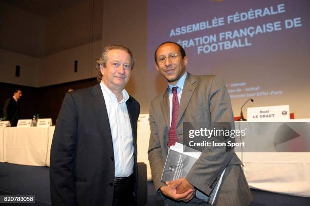 Jean Pierre LOUVEL / Philippe DIALLO - - Assemblee Generale extraodinaire - Federation Francaise de Football -Paris,