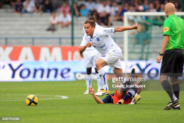 Dariusz DUDKA - - Auxerre / Montpellier - 34e journee Ligue 1,