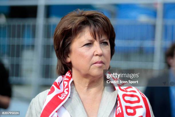 Martine AUBRY - - PSG / Lille - Finale de la Coupe de France 2011 -Stade de France-