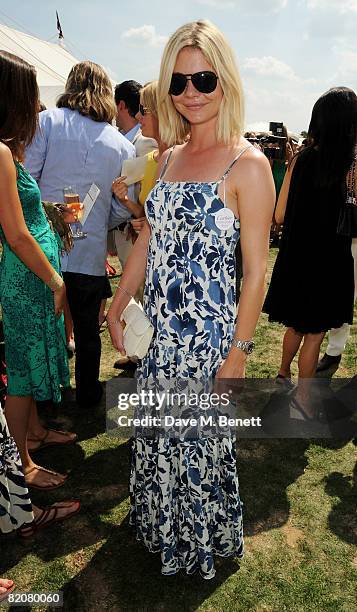 Jemma Kidd attends the annual Cartier International Polo Day, at the Cartier Marquee in Great Windsor Park on July 27, 2008 in Windsor, England.